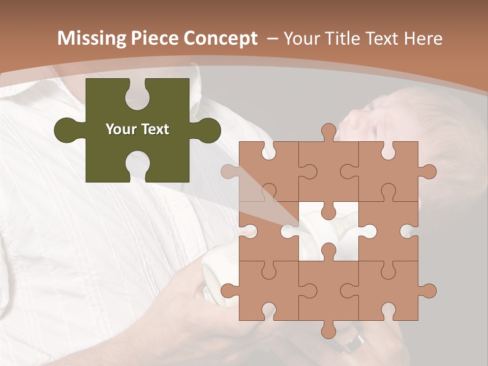 Young New Dad Learning To Take Care Of Cranky Newborn PowerPoint Template