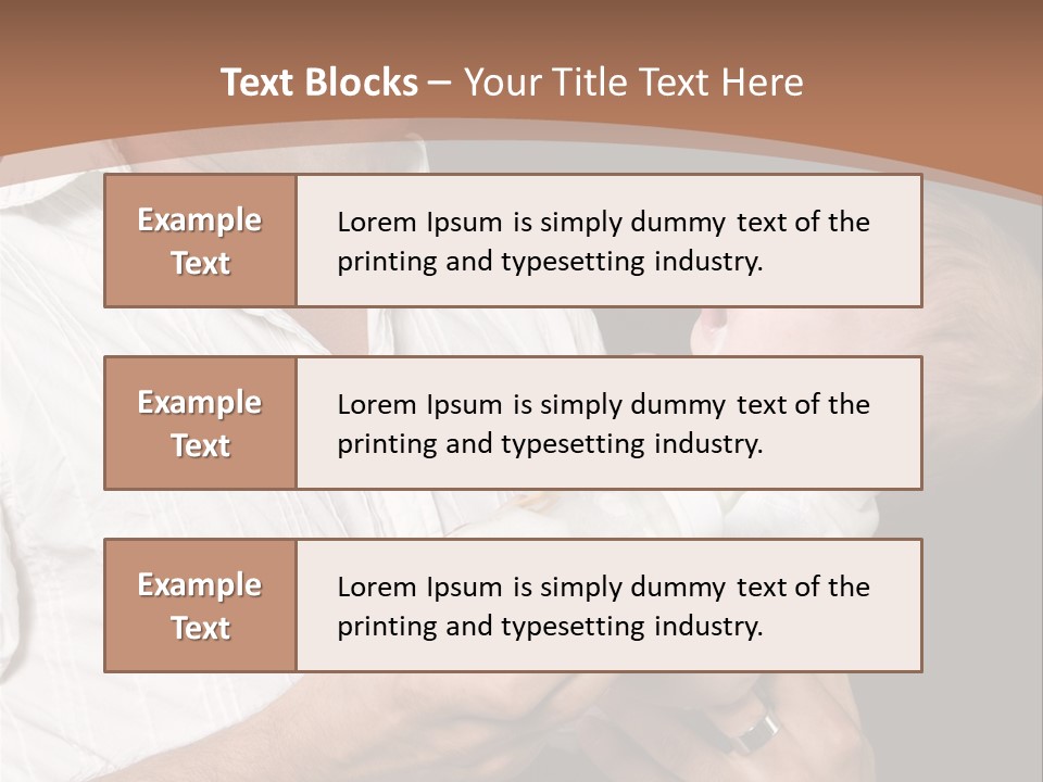 Young New Dad Learning To Take Care Of Cranky Newborn PowerPoint Template