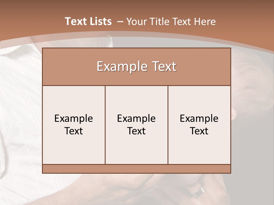 Young New Dad Learning To Take Care Of Cranky Newborn PowerPoint Template