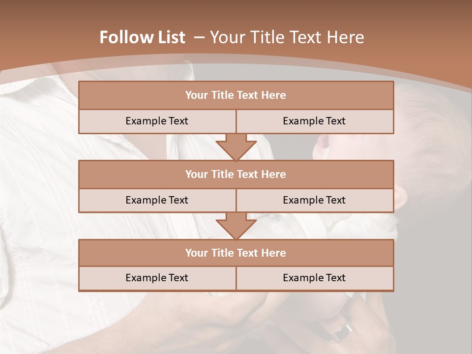 Young New Dad Learning To Take Care Of Cranky Newborn PowerPoint Template