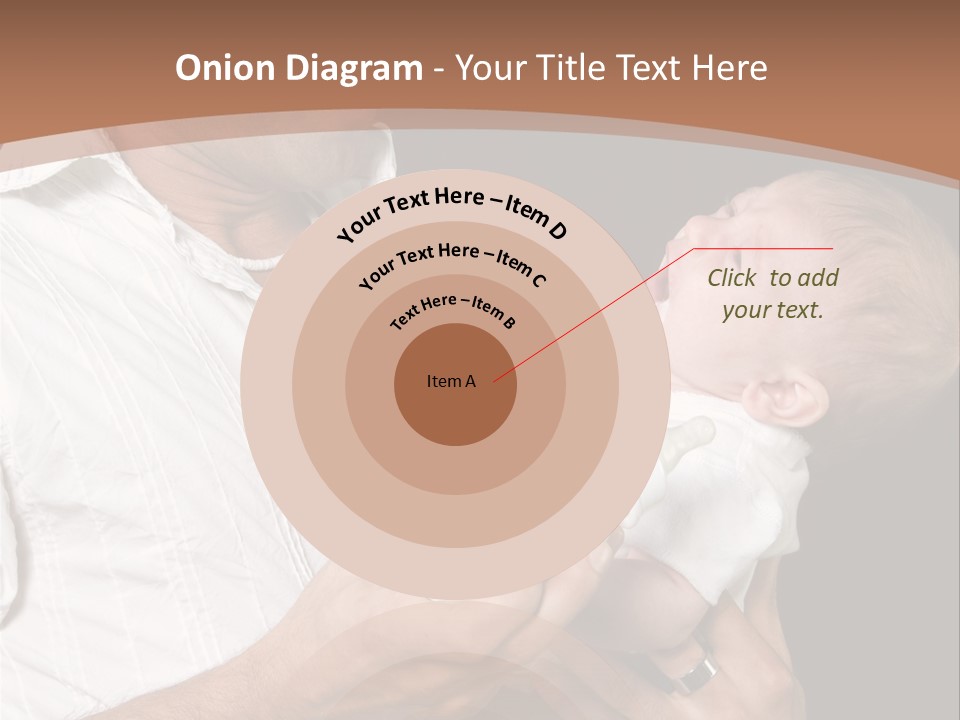 Young New Dad Learning To Take Care Of Cranky Newborn PowerPoint Template