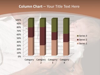 Young New Dad Learning To Take Care Of Cranky Newborn PowerPoint Template