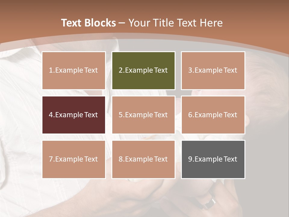 Young New Dad Learning To Take Care Of Cranky Newborn PowerPoint Template