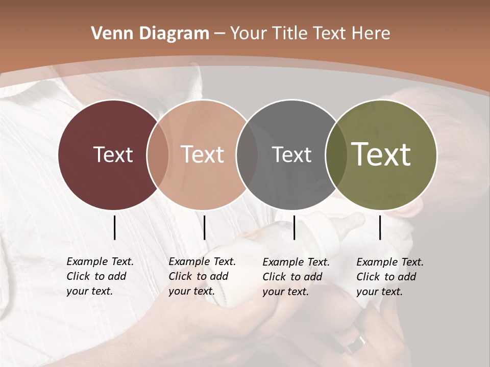 Young New Dad Learning To Take Care Of Cranky Newborn PowerPoint Template