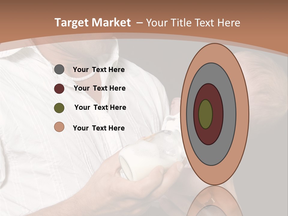 Young New Dad Learning To Take Care Of Cranky Newborn PowerPoint Template