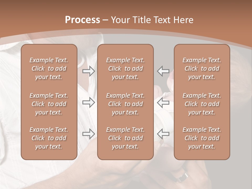 Young New Dad Learning To Take Care Of Cranky Newborn PowerPoint Template