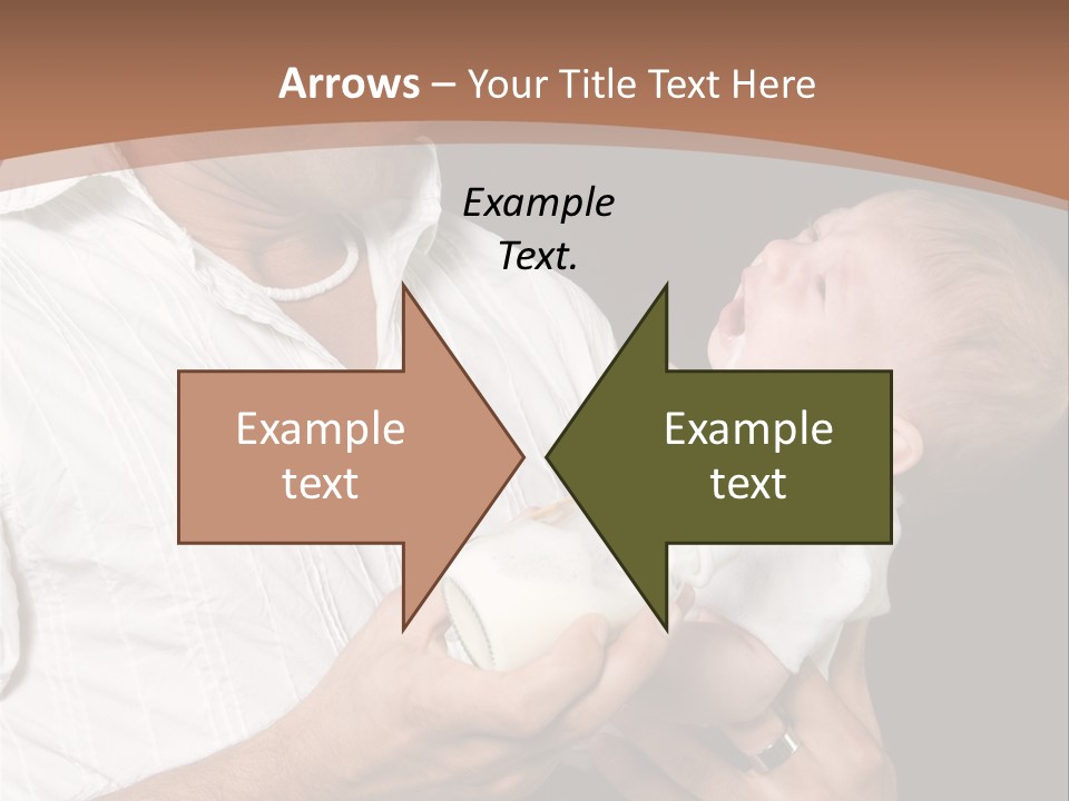 Young New Dad Learning To Take Care Of Cranky Newborn PowerPoint Template