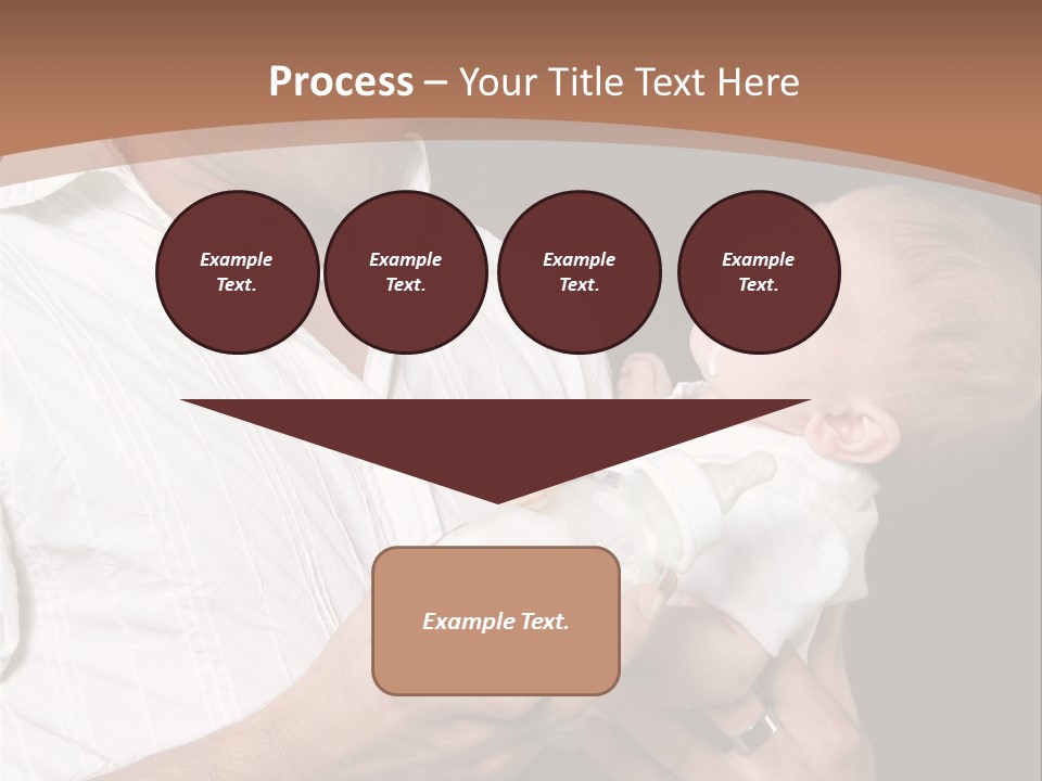 Young New Dad Learning To Take Care Of Cranky Newborn PowerPoint Template
