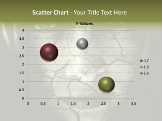 Global Warming Concept: Face Of Woman With Cracked Skin PowerPoint Template
