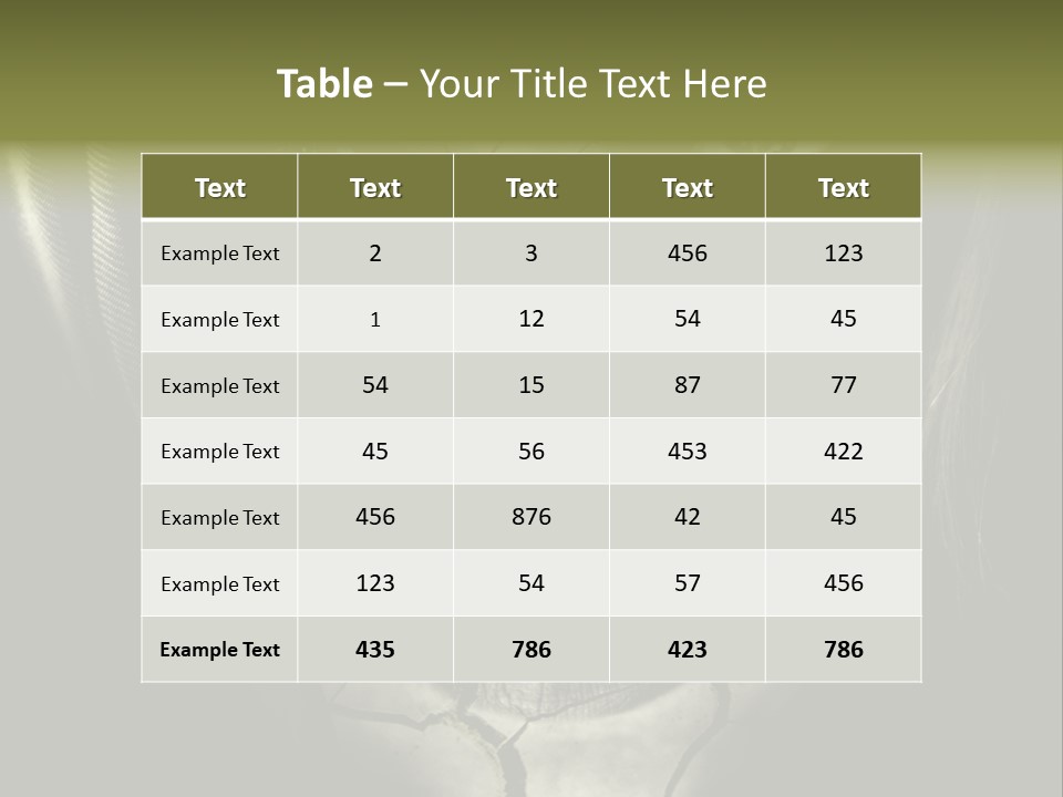 Global Warming Concept: Face Of Woman With Cracked Skin PowerPoint Template