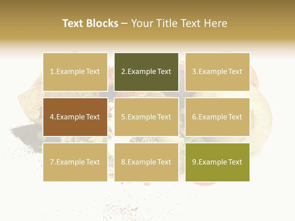 Compost Heap For Organic And Biodynamic Gardening Isolated On White PowerPoint Template