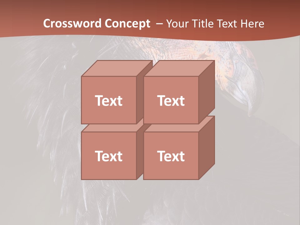 Juvenile California Condor PowerPoint Template