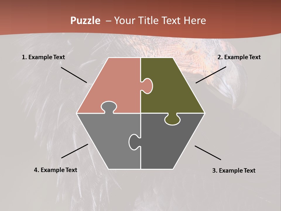 Juvenile California Condor PowerPoint Template