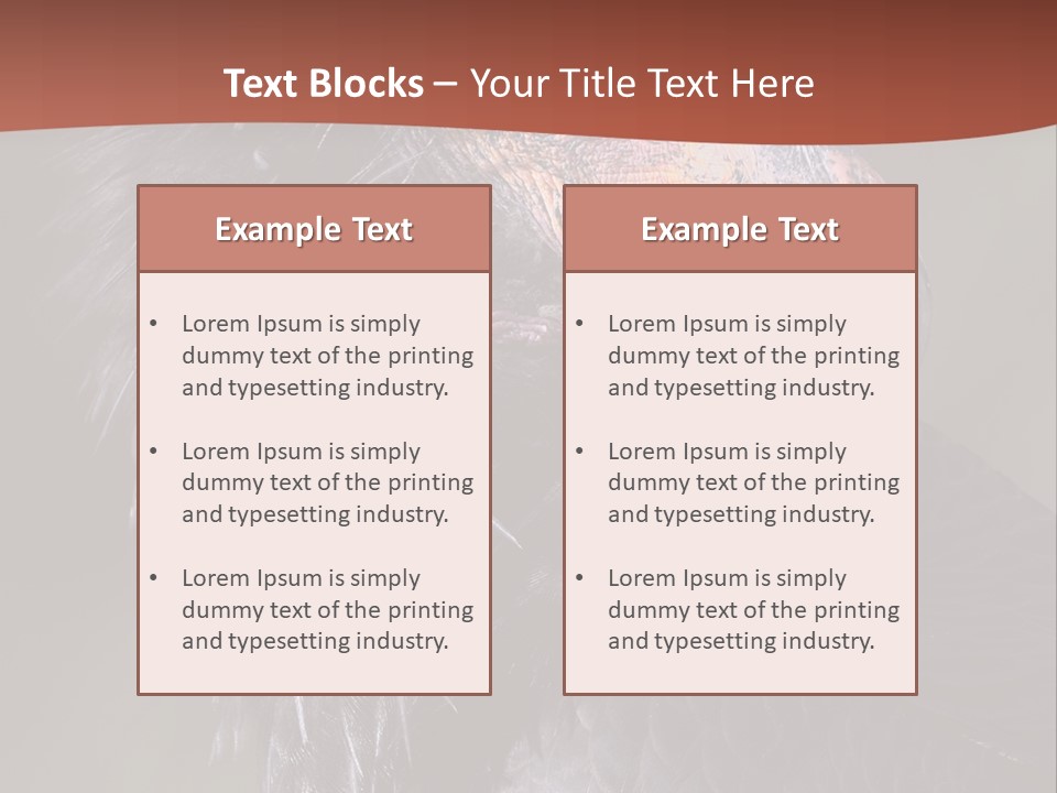 Juvenile California Condor PowerPoint Template