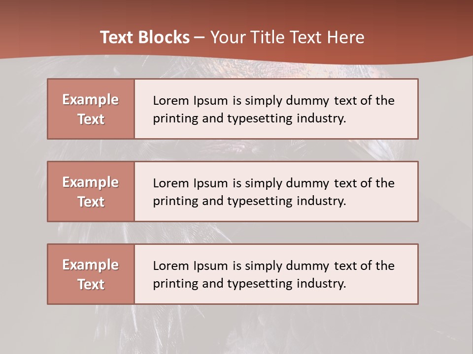 Juvenile California Condor PowerPoint Template