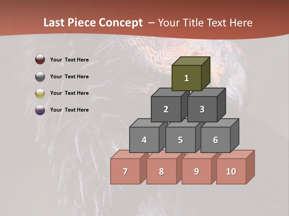 Juvenile California Condor PowerPoint Template