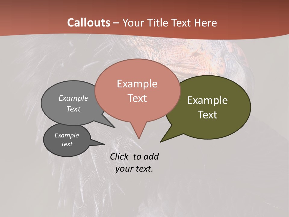 Juvenile California Condor PowerPoint Template