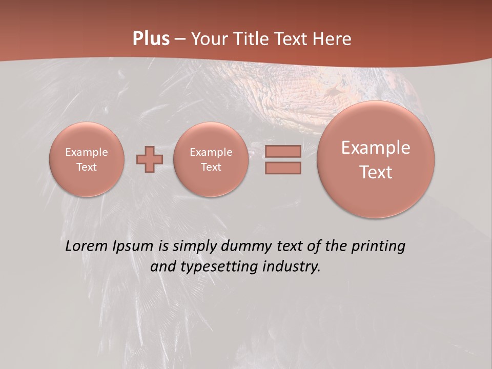 Juvenile California Condor PowerPoint Template