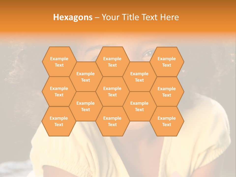 Happy African American Child PowerPoint Template