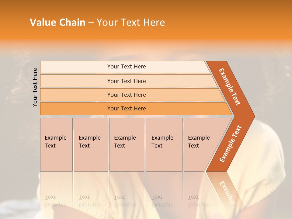 Happy African American Child PowerPoint Template