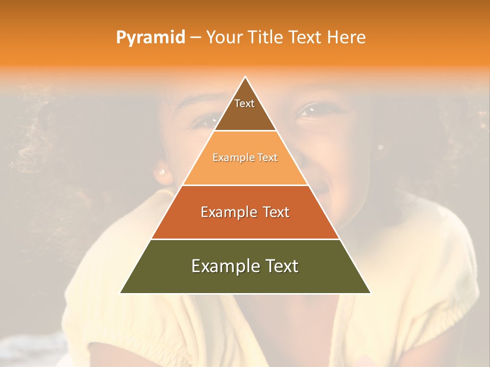 Happy African American Child PowerPoint Template