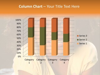 Happy African American Child PowerPoint Template