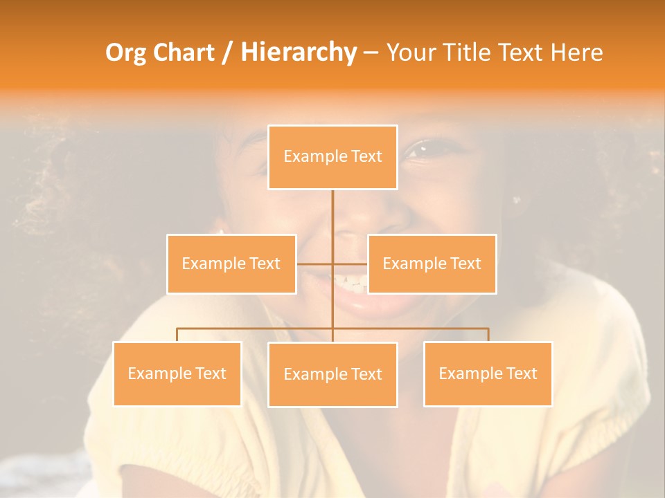 Happy African American Child PowerPoint Template