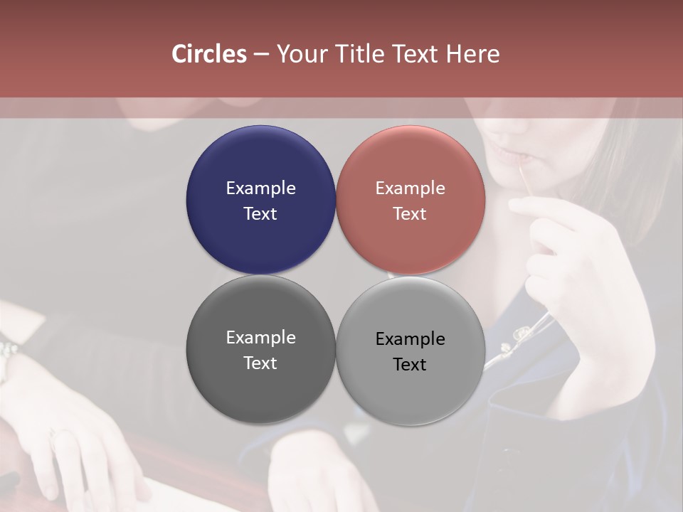 Business Working Team At The Office PowerPoint Template