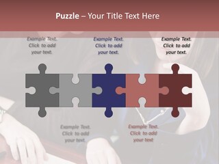 Business Working Team At The Office PowerPoint Template