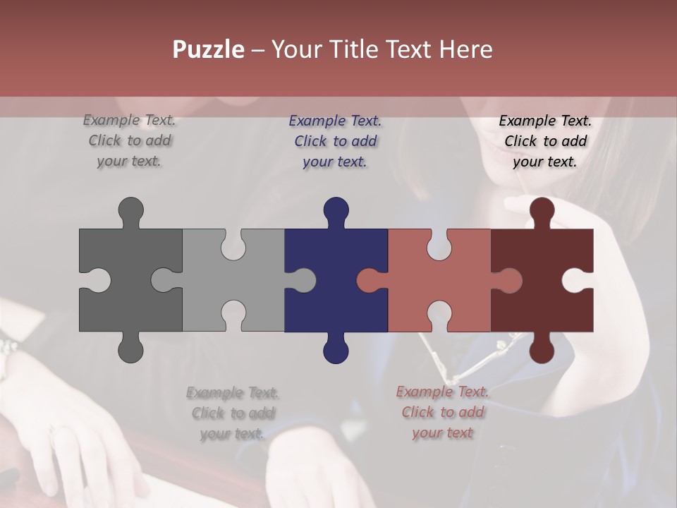 Business Working Team At The Office PowerPoint Template