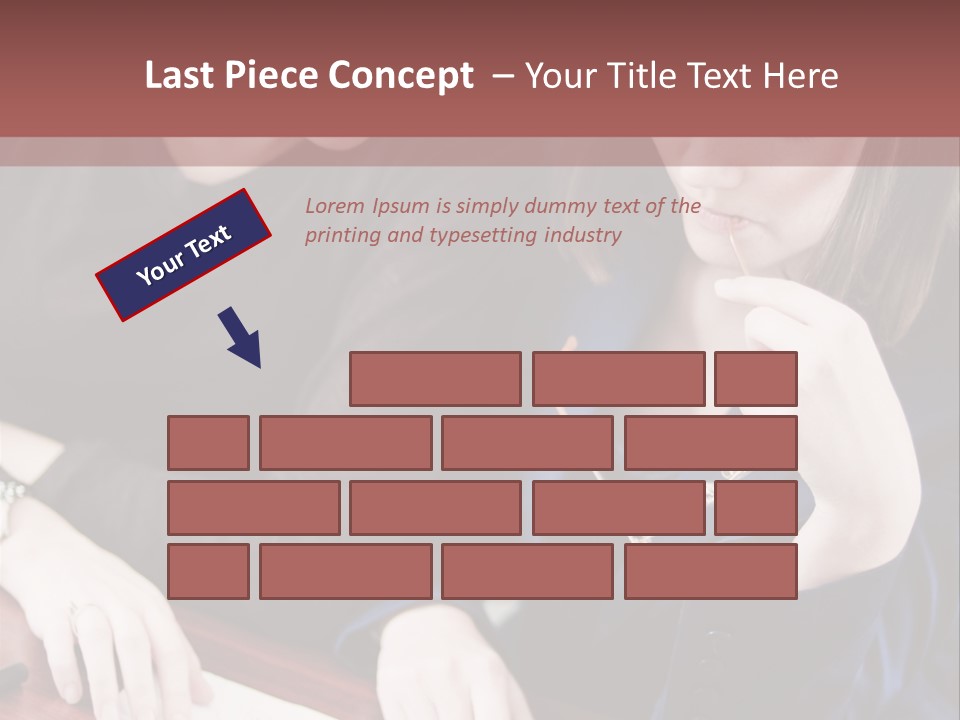 Business Working Team At The Office PowerPoint Template