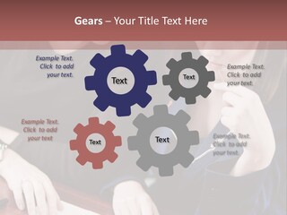 Business Working Team At The Office PowerPoint Template