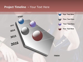 Business Working Team At The Office PowerPoint Template