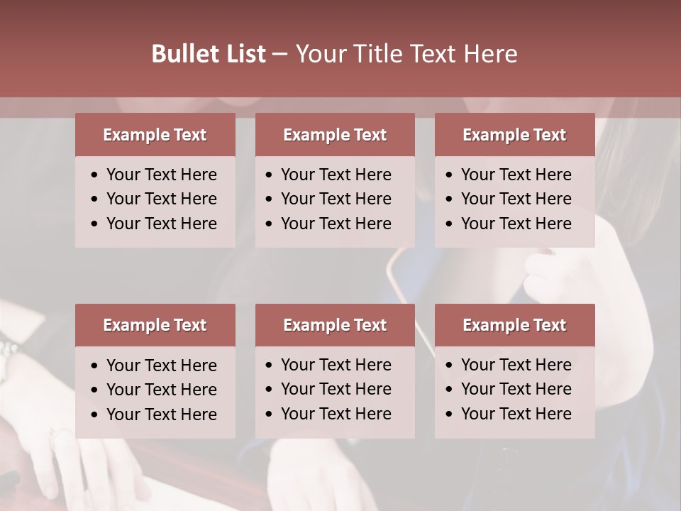 Business Working Team At The Office PowerPoint Template