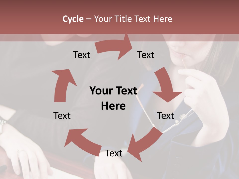 Business Working Team At The Office PowerPoint Template