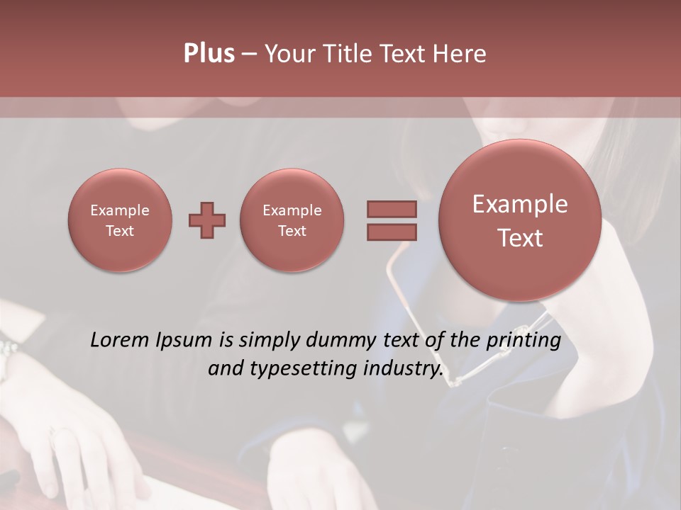 Business Working Team At The Office PowerPoint Template