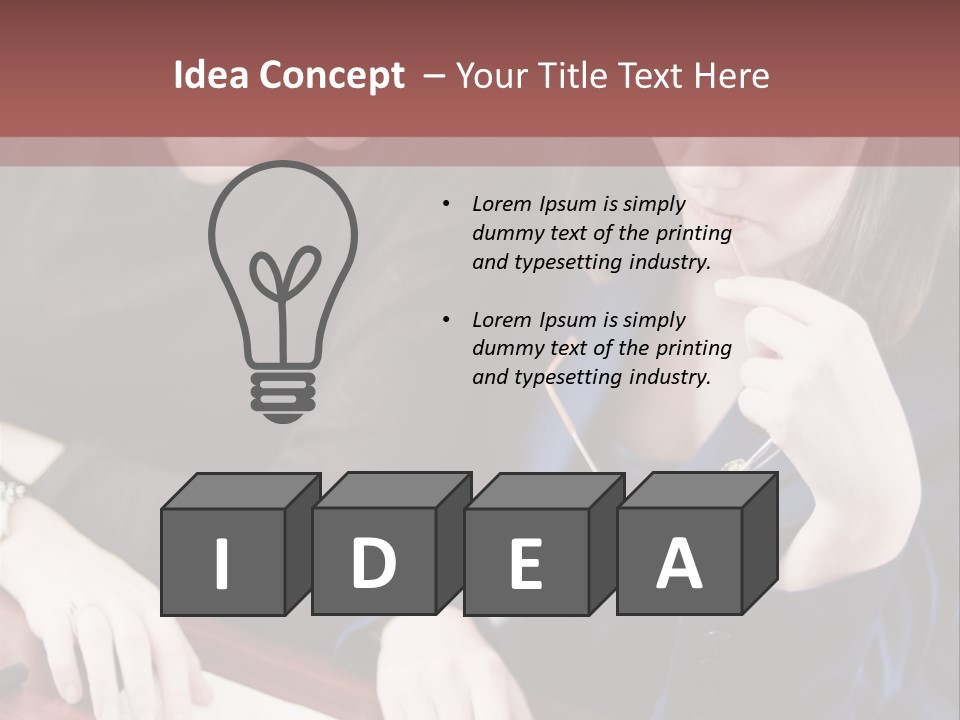 Business Working Team At The Office PowerPoint Template