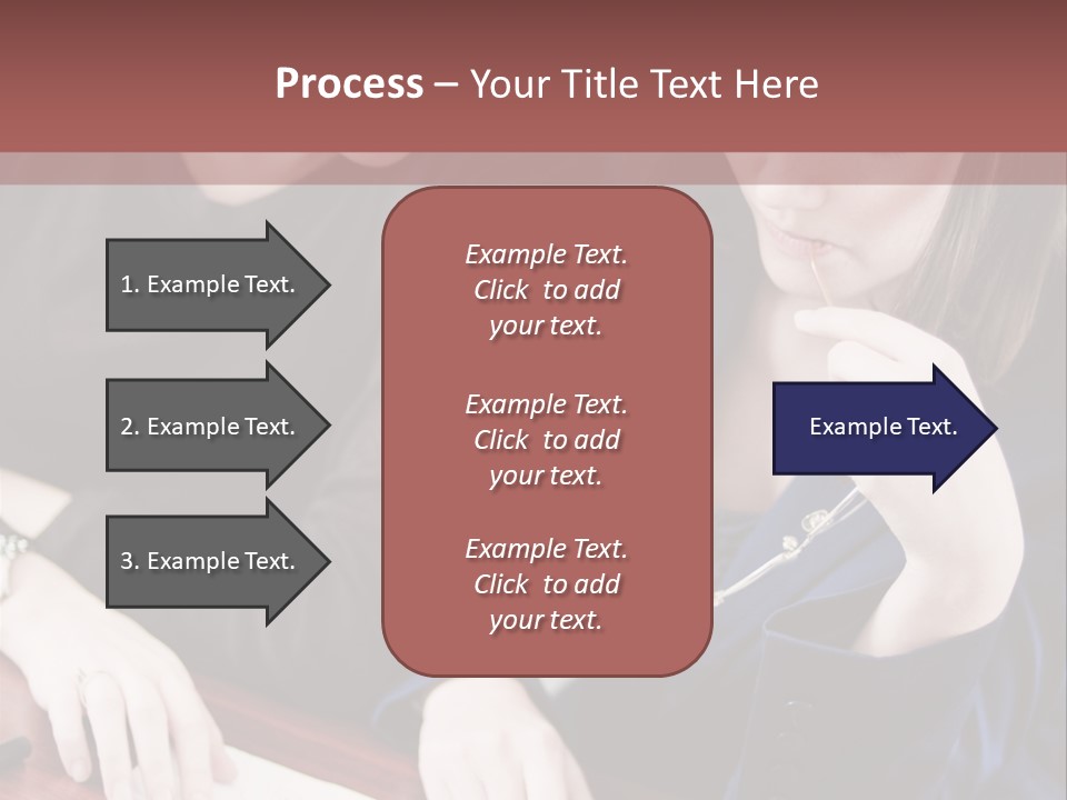 Business Working Team At The Office PowerPoint Template