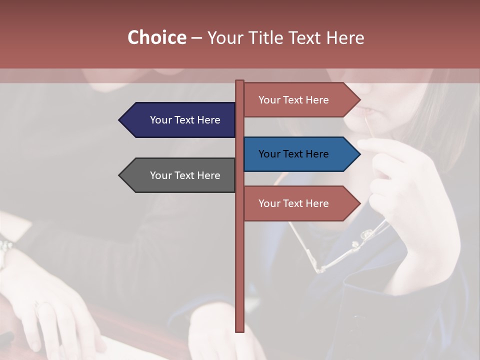 Business Working Team At The Office PowerPoint Template