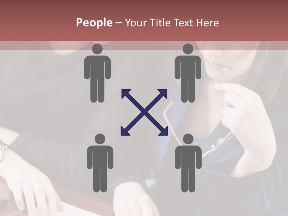 Business Working Team At The Office PowerPoint Template