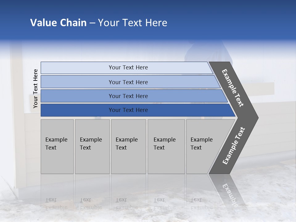 A Man In A Blue Shirt Is Painting A Wall PowerPoint Template