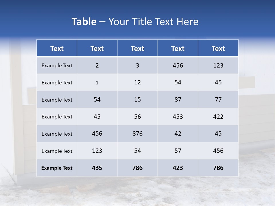 A Man In A Blue Shirt Is Painting A Wall PowerPoint Template