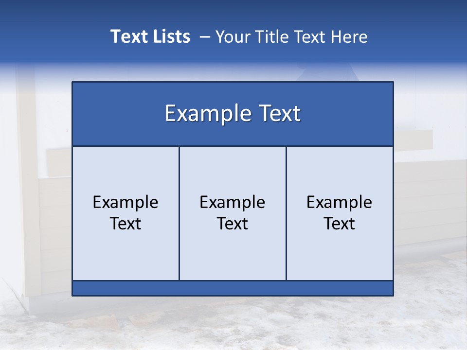 A Man In A Blue Shirt Is Painting A Wall PowerPoint Template