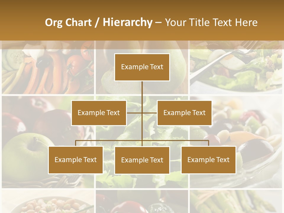 Healthy Vegetables And Fruit Food - Collage PowerPoint Template