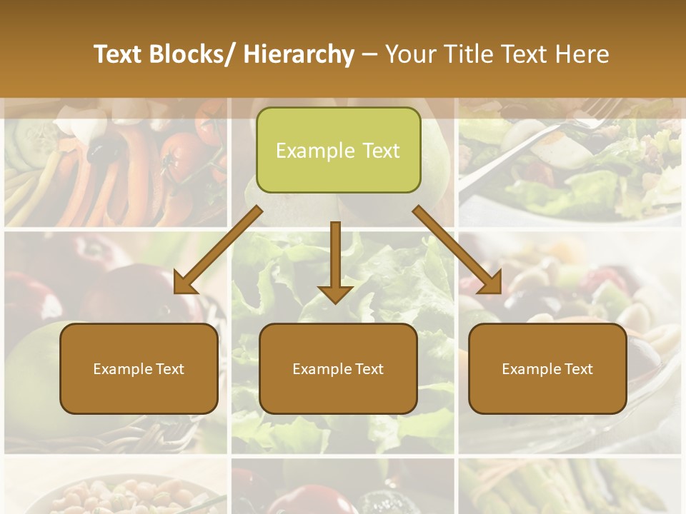 Healthy Vegetables And Fruit Food - Collage PowerPoint Template