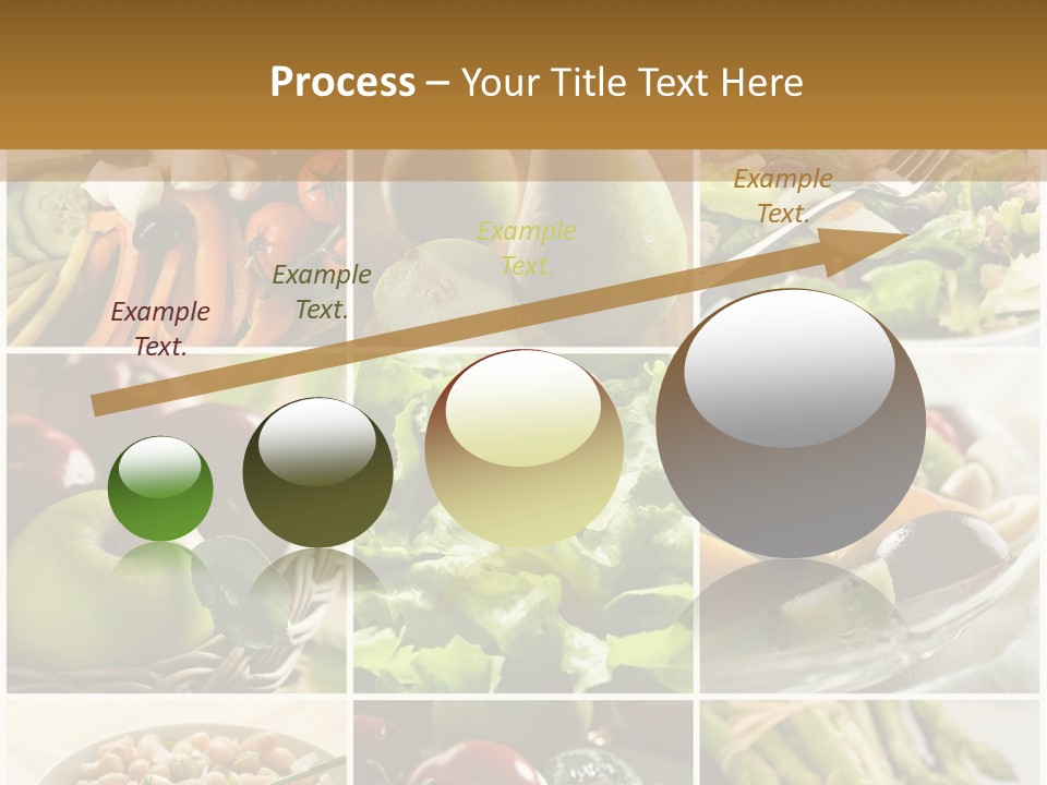 Healthy Vegetables And Fruit Food - Collage PowerPoint Template