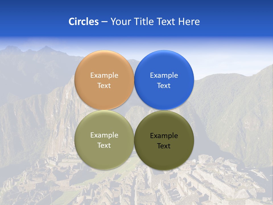 Machu Picchu In Morning Light PowerPoint Template