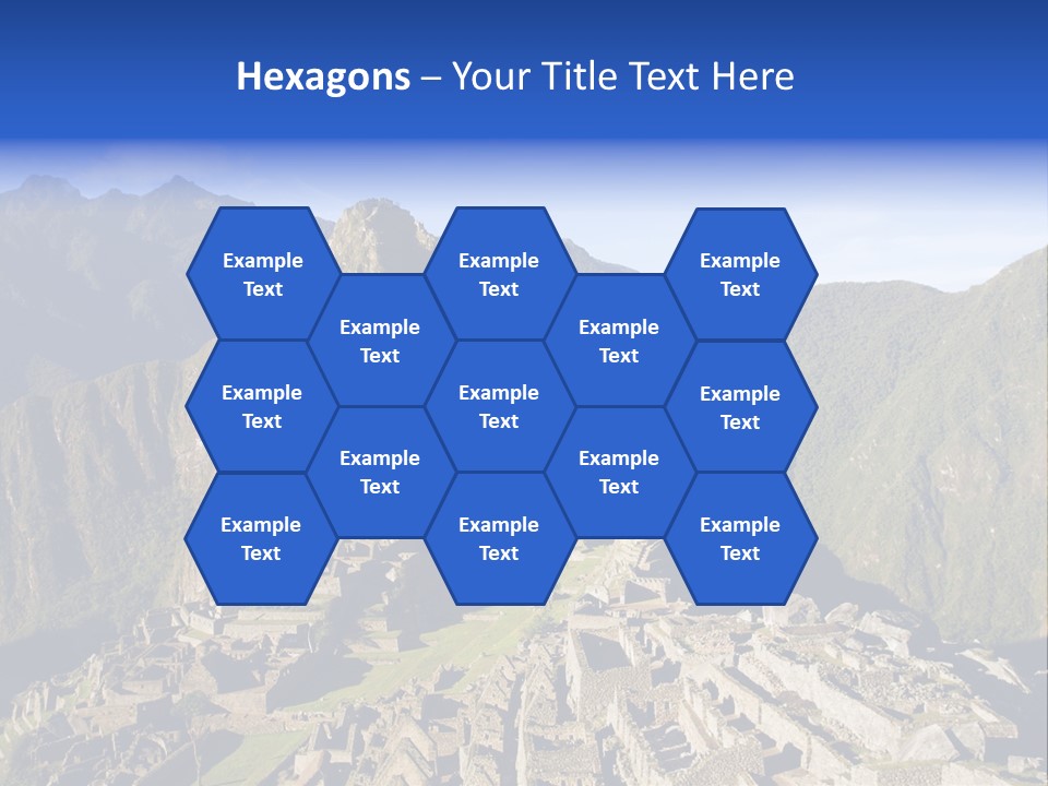 Machu Picchu In Morning Light PowerPoint Template