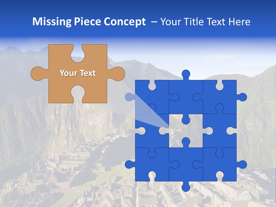 Machu Picchu In Morning Light PowerPoint Template