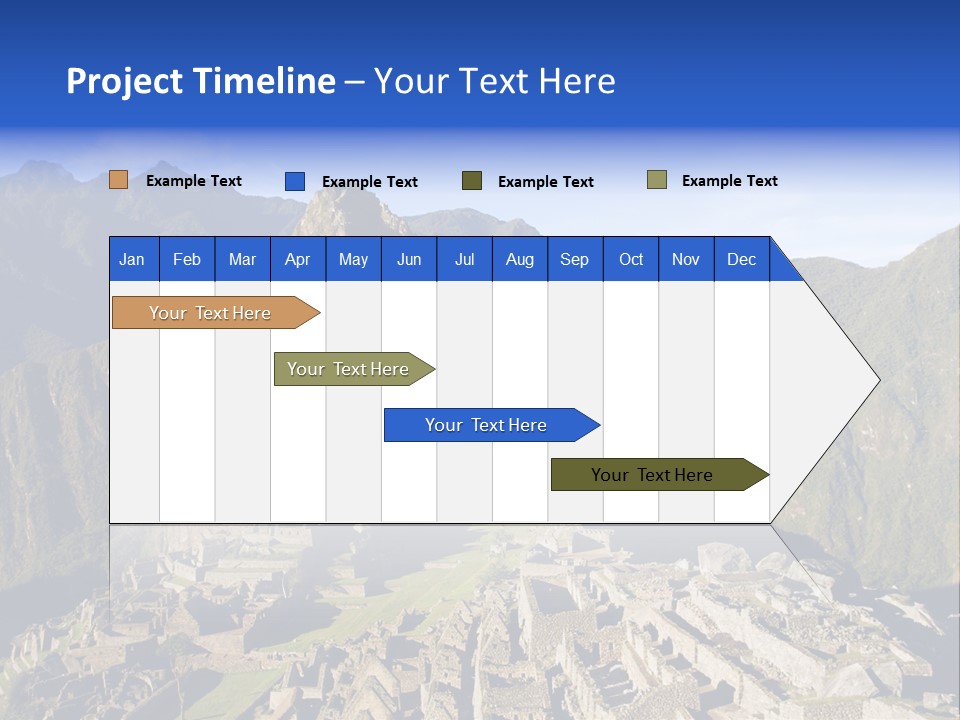 Machu Picchu In Morning Light PowerPoint Template